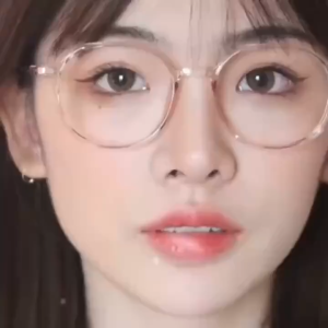 AR012 Kacamata Anti Radiasi Wanita /Kacamata Stylish Lucu Bulat/ Kacamata