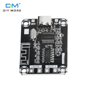 diymore Xh-A155 Dc5V Mini Pam8403 Ultra Clear D-Class Bt Digital Amplifier Board 5W+5W Amplifier Board Type-C Power Supply