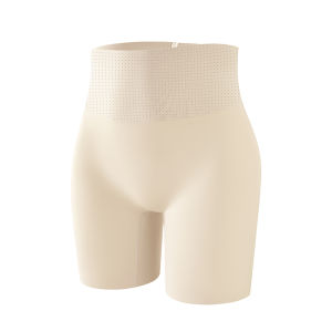 miiow | High-Waist Ice-Silk Seamless Anti-Light Cat-Woman Safety Pants Womens Summer Shapewear Shorts Fitness Thin Nylon Spandex