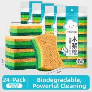 Yunlei | Biodegradable Wood Pulp Sponge Dishwashing Cloth