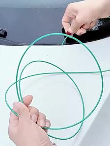 2m Car Sewer Unclogger Cleaning Brush Car Sunroof Long Hose Drain Hole Drain Unclogger Car Pipe Tool Cleaner Auto Accessories