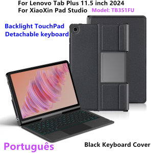 HUWEI Magic Keyboard For Lenovo Tab Plus 11.5 inch 2024 Case for Lenovo Xiaoxin Pad Studio 11.5" TB351FU Tablet Keybaord Cover