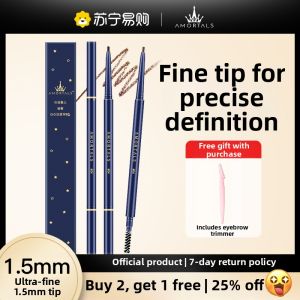 AMORTALS | Amortals Ultra Fine Eyebrow Pencil Waterproof Long-lasting Colorful Makeup Tool for Students Beginners Beauty Decoration