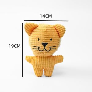Interactive Plush Dog Toy for Small Dogs Bichon Puppy Teeth Grinding Self Entertaining Chewable Pet Supplies Dog Toys