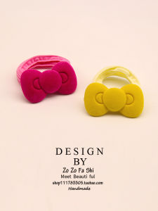 ยางรัดผมทรงกลมแบบทนทานและยืดหยุ่นสูงสำหรับฤดูใบไม้ร่วงและฤดูหนาว รัดผมผ้าขนหนู รัดผมรูปผีเสื้อ รัดผมสำหรับผู้หญิง