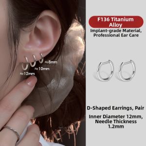 MIXIER | Implant Grade Titanium Straight Ear Pin Earrings