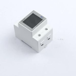 Aideepen | 4 in 1 Din Rail DC Energy Meter 14-600V 63A LCD Digital Voltage Current Power Energy Meter Auto Data Save Zero Reset for Solar