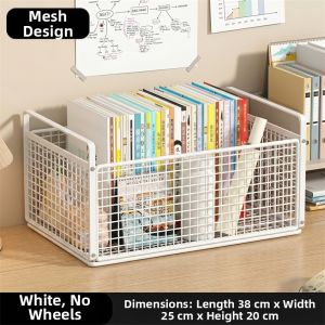WANGXINGHEYUE | Under-Table Book and Backpack Storage Organizer with Wheels