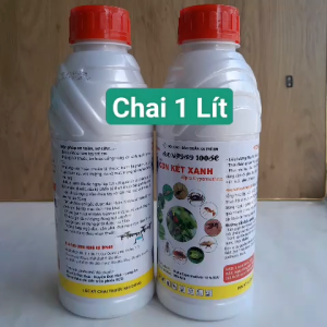 Santoso 100SC - Hiệu Con Két Xanh -Vẹt xanh tên cũ- Chai 1Lit- diệt trừ ruồi vàng bướm côn trùng AgriHG