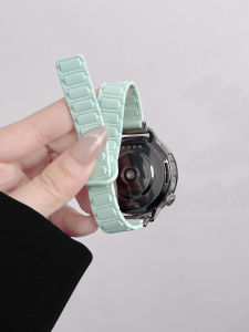 psnld | Summer Mint Green Armor Silicone Magnetic Watch Strap 适用于多种华为Watch GT型号