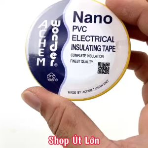 1 Cuộn băng keo điện Nano màu Vàng 20yard 18 mét