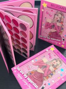 Fun Live New Eye Shadow Palette MakeupLong Lasting Waterproof Funny Cover Book Matte Glitter Powder