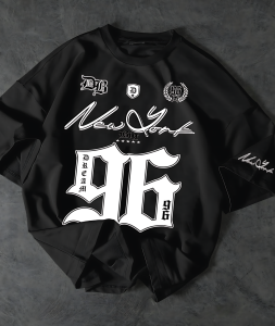 2025 New Fashionable 96 Digital Printed Jersey Breathable Round Neck T-shirt Outdoor Quick Drying Leisure Sports Top