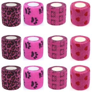 other | 12/24pcs Elastic Self-Adhesive Athletic Tape Bandage Non-Woven Universal Fit for Sports Foot Support Joint Protection