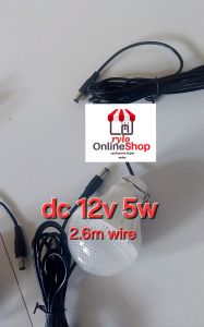 ( ROS ) 12v DC LIGHT 5w 2.6 METERS WIRE