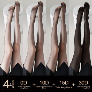 FENGTING | Anti-Run Thin Tights for Tall Women Spring/Summer Season