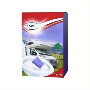 10pc RV Black Water Tank Septic Tank Enzyme TreatmentDrain DeodorizingToilet Paper DissolvingPortable Feces Degradation Agent