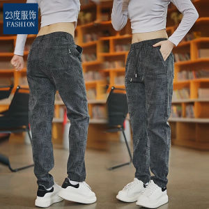 Quần Dài Nam Ống Đứng Chống Nhăn Có Dây Rút Họa Tiết Hoa Phong Cách Thường Ngày Thời Trang Nam Mùa Thu Đông Mới Về