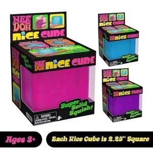 Schylling NeeDoh Squishy Cube Toy Stress Relief Squeeze Fidget Toy Sensory Decompression & Educational Toy