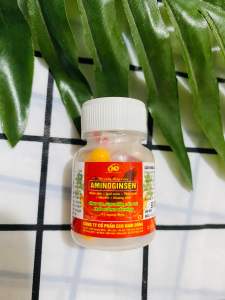 Aminoginsen - tăng lực sung mãn dẻo dai tăng sức đề kháng