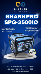 Sharkpro SPG-3500iO Heavy Duty Open Type Inverter Gasoline Generator