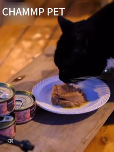 Cat Canned Food 375g: Pure Natural Organic Meat Paste for Cats