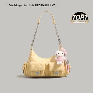 URCDN RDALVO | Túi Đeo Chéo Quilted Dây Xích Sang Trọng cho Phụ Nữ