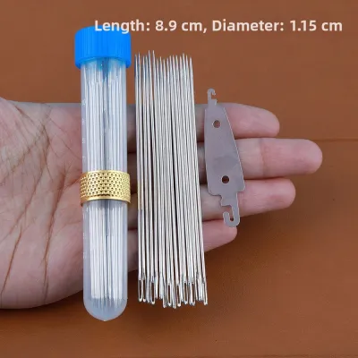 Home Use Extended Long Needle for Sewing Clothes Quilts Large Eye Needle Hand Sewing Thick Needle Big Hole Elderly Eye Needle