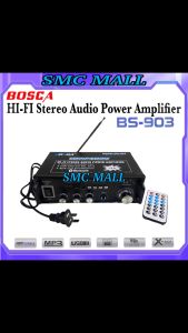 Bosca BS-903 HI-FI Stereo Audio Power Amplifier 350W+350W with Bluetooth USB/SD/FM Stereo Audio Compatible Car Mod