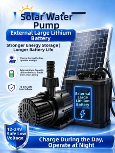 BOOMING LIGHTING | Solar Charging Quiet Large Flow Aeration Water Pump