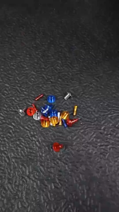 Vmr Universal CNC Aluminum 6pcs PrecisionLock Bolt Body Clip Bolt M5x15 Push Pin Rivet Clip For Motorcycle