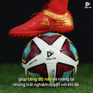 Bóng Đá DELTA CAMPO 5K Size 5 Khâu Tay FIFA PRO Da PU Nhật Bản Sân Cỏ Nhân Tạo Và Tự Nhiên 9968-5K