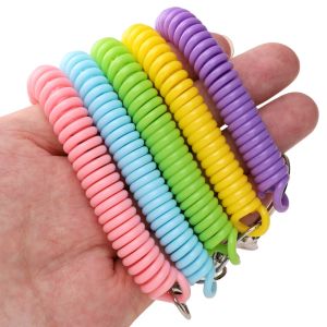 17cm 1 cái/túi nhựa điện thoại vòng có thể thu vào Keychain cho móc chìa khóa & túi quyến rũ phụ kiện trang trí làm