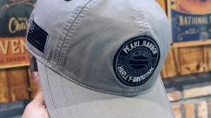 Nón kết mũ lưỡi trai Har.ley phối vải denim form chuẩn (Ảnh thật)