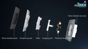 [Chifon Gold] reTouch Thin5 Ultra Thin Soft Touch UV Skin Technology 1/2/3/4 Gang 1/2 Way 13A/15A/20A Switch & Sockets S