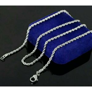 KALUNG PRIA TITANIUM ORIGINAL MODEL RANTAI TAMBANG KALUNG PRIA