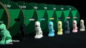 eSUN 3D Printer Filament Matte PLA 1.75mm Dimensional 1KG Spool 3D Printing Material For 3D Printer