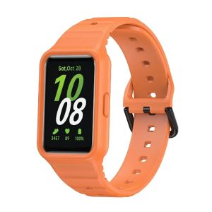 Silicone Strap+Case for Samsung Galaxy Fit 3 Smart Watch Replacement Bumper Shell Cover For Samsung Galaxy Fit3 Accessories