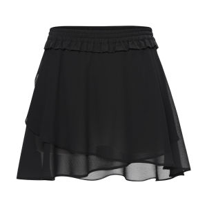 aiwuge | Dance Practice Skirt High Waist Ruffle Stretchable