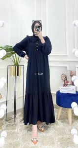 Karina Amelia Sandra Maxy Dress/ Maxy Dress Terbaru / Kekinian / Fashion Muslim / Casual