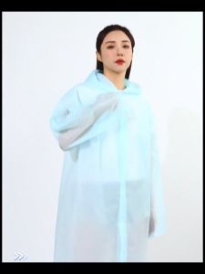 Raincoat For Adult Outdoor Travel Portable Full Body Rainstorm Proof One-Piece Raincoat