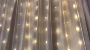 LED Tumblr Light Tirai 3x3 Waterfall Lampu Natal Tirai Panjang 3 x 3 meter LED Long Curtain Gorden Light