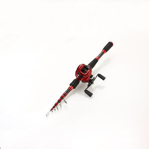 Deukio | DEUKIO Fishing Rod Reel Combo 1.8M 2.1M 2.4M Carbon Fiber Casting Rod and 7.2:1 Gear Ratio Left Handle Baitcasting Reel