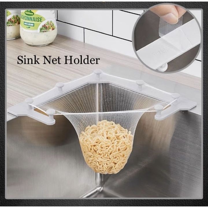 Filter Net Kitchen 🍒Ready Stock🍒 Triangle Food Waste Sink Filter Net Penapis Sinki Dapur ...