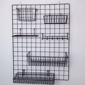 Jaring RAM Dinding / Hijang Hiasan / Wire Grid / Wall Grid 60x120 CM | Gantungan Accesories Dan Masker