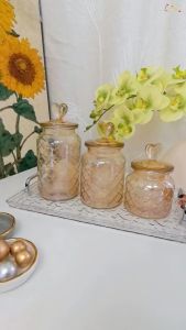 SG【READY STOCK】Glass Sealed Jar Storage Bottle Food Grain Container Large Transparent Glass glass jar密封玻璃瓶/玻璃罐