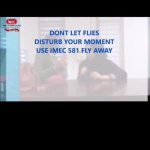 100-581-5 IMEC 581 Fly Away Insect Repellent Sanitizer and Disinfectant Cleaner Halal ( 1x 5L )