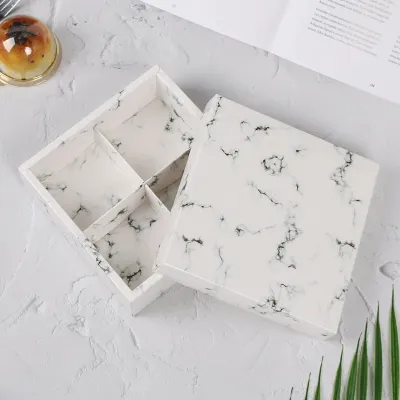 Simple Transparent Frosted Ice Skin Mooncake Box 4 Pieces 80g Pure Color Snowy Bride Box Packaging for Chinese New Year