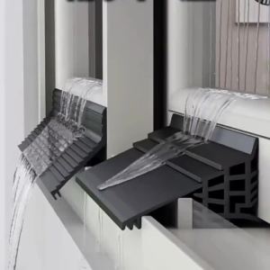 1.5M/1M Transparent Waterproof Seal Strip Self Adhesive Window Water Blocking Bar Draft Stopper Balcony Deflector
