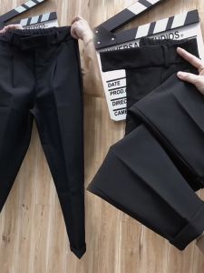 Fashionable Womens Loose Harlan Straight Leg Pants Korean Style Spring Autumn New Arrival Nine Point Cigarette Pants